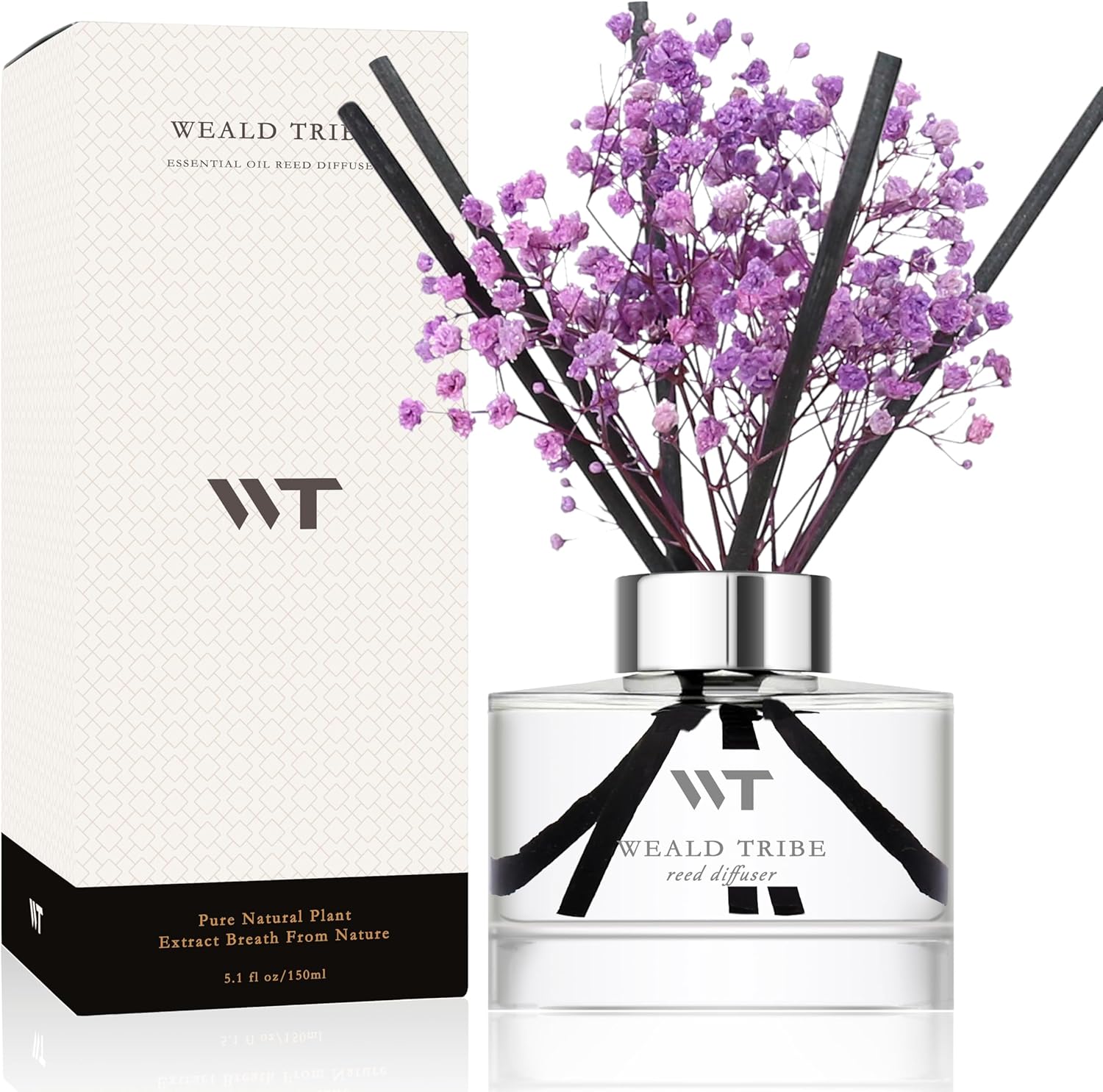 WEALD TRIBE Flower Reed Diffuser Set Lavender