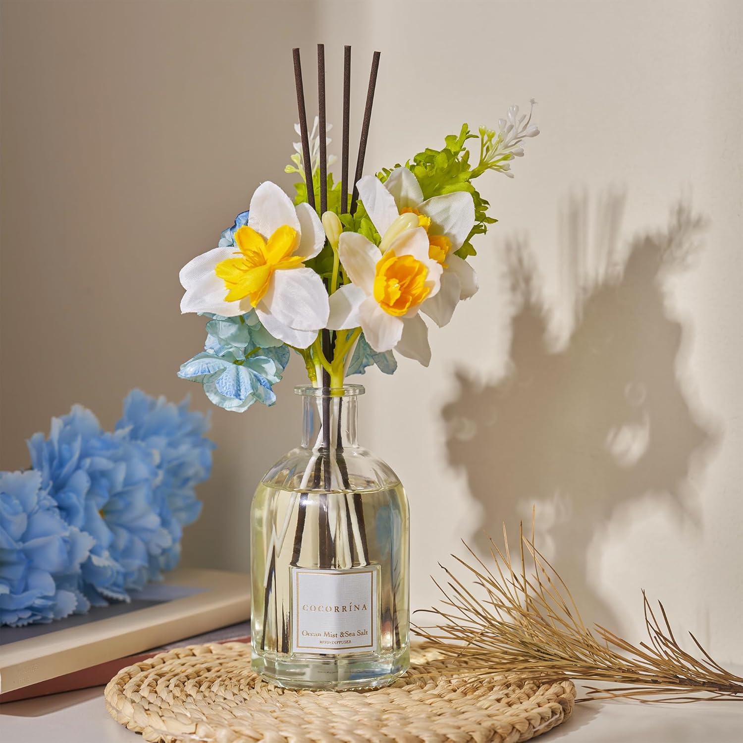 COCORRINA Reed Diffuser Ocean Mist Sea Salt 85 Floz