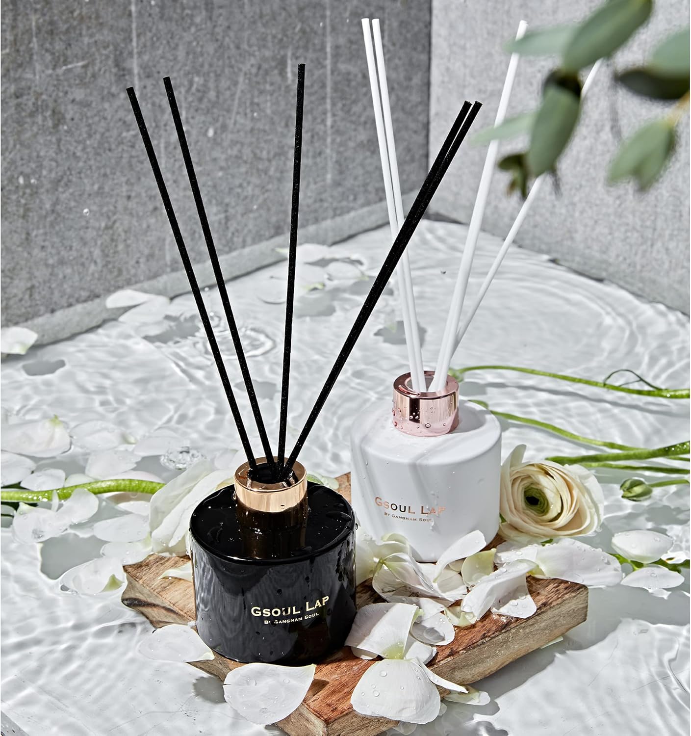 Vanilla Baltic Amber Black Reed Diffuser Set 100mL