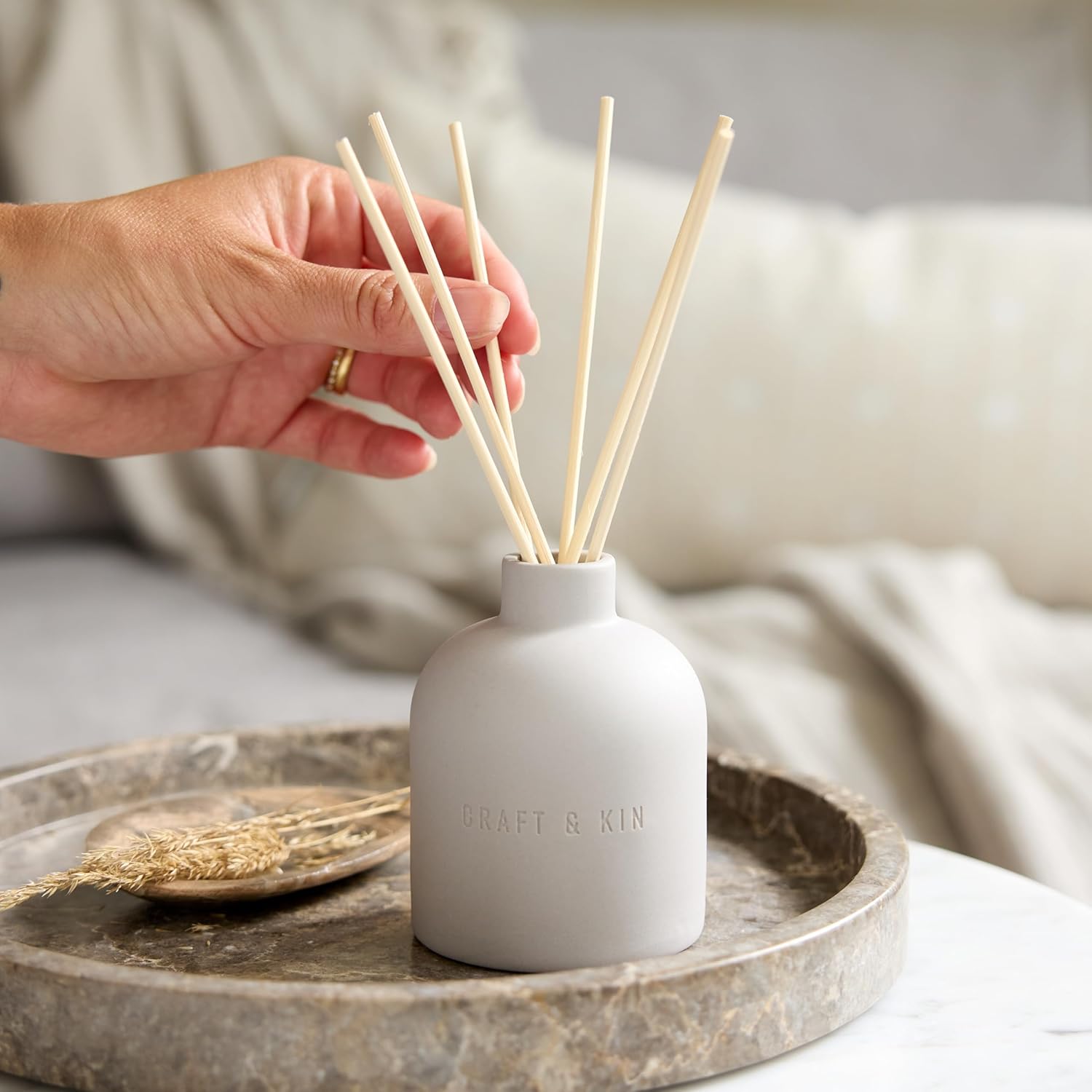 Craft Kin Reed Diffuser Set - Rose Oud 67oz Alcohol-Free