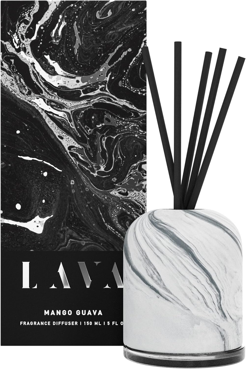 Hidden Label Lava Fragrance Reed Diffuser Set