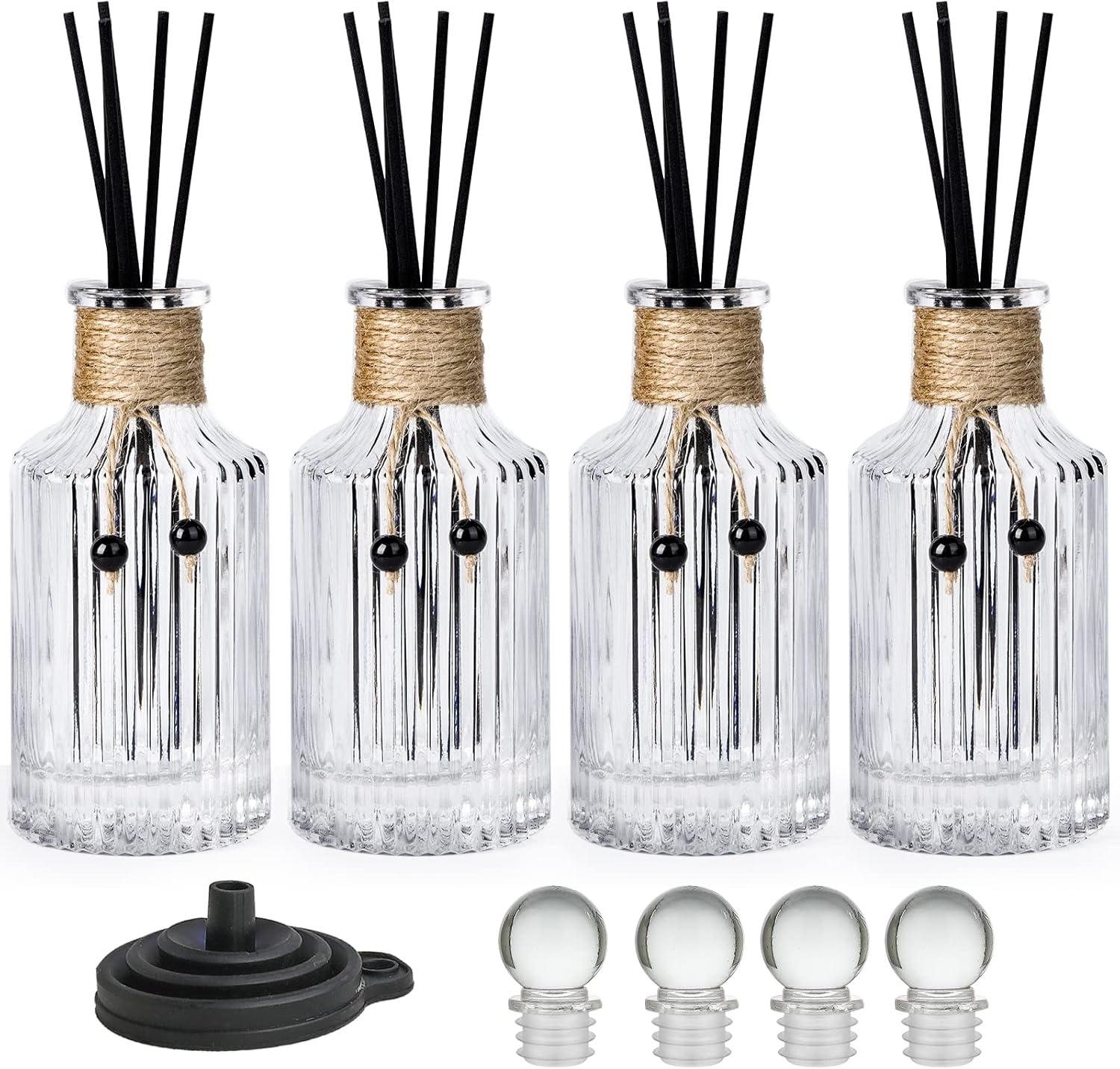 INFTYLE 8oz Reed Diffuser Bottle Set of 4