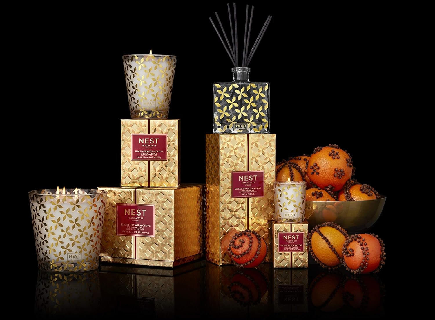 NEST Fragrances Reed Diffuser - Spiced Orange Clove 59 fl oz