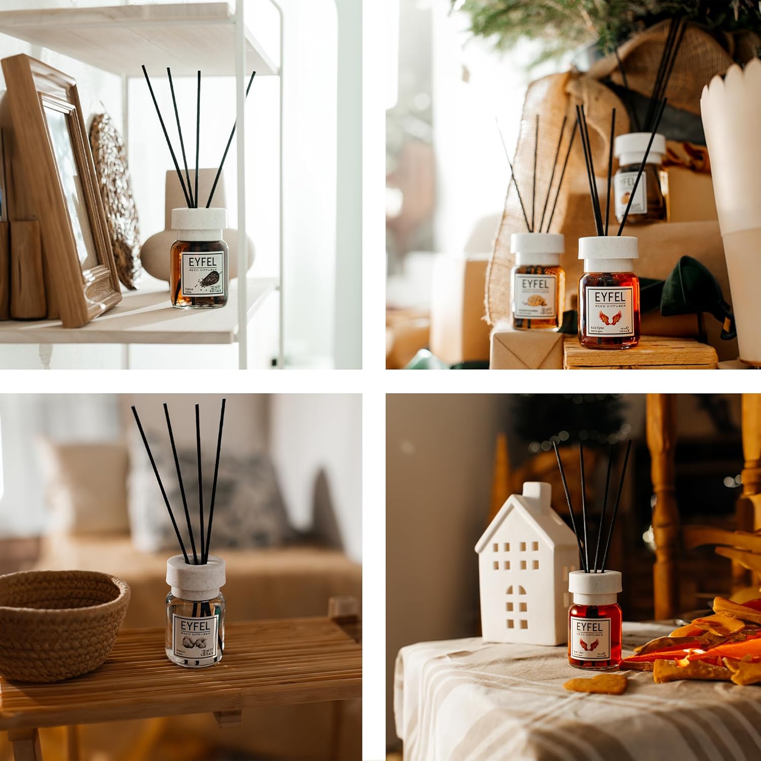 EYFEL Tropical Reed Diffuser Set 405 Fl Oz