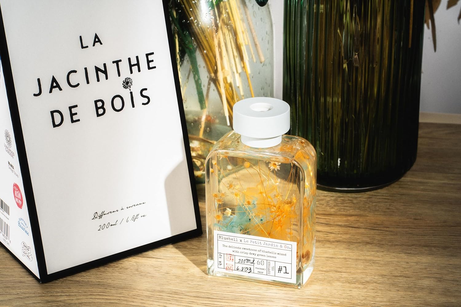 Le Petit Jardin Co Reed Diffuser Gift Set with Bluebell Fragrance