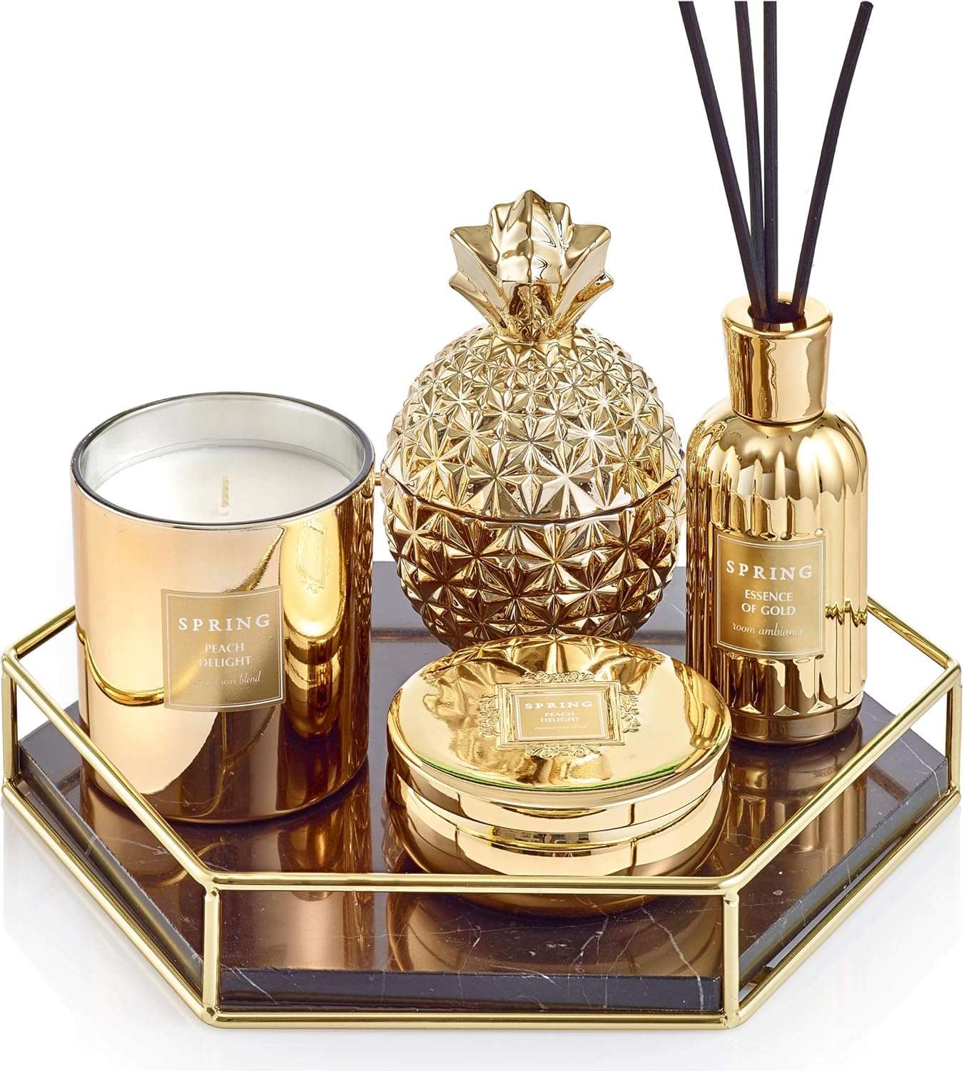 Spring Fragrance Reed Diffuser Set 61 Oz White Flower Aromatics