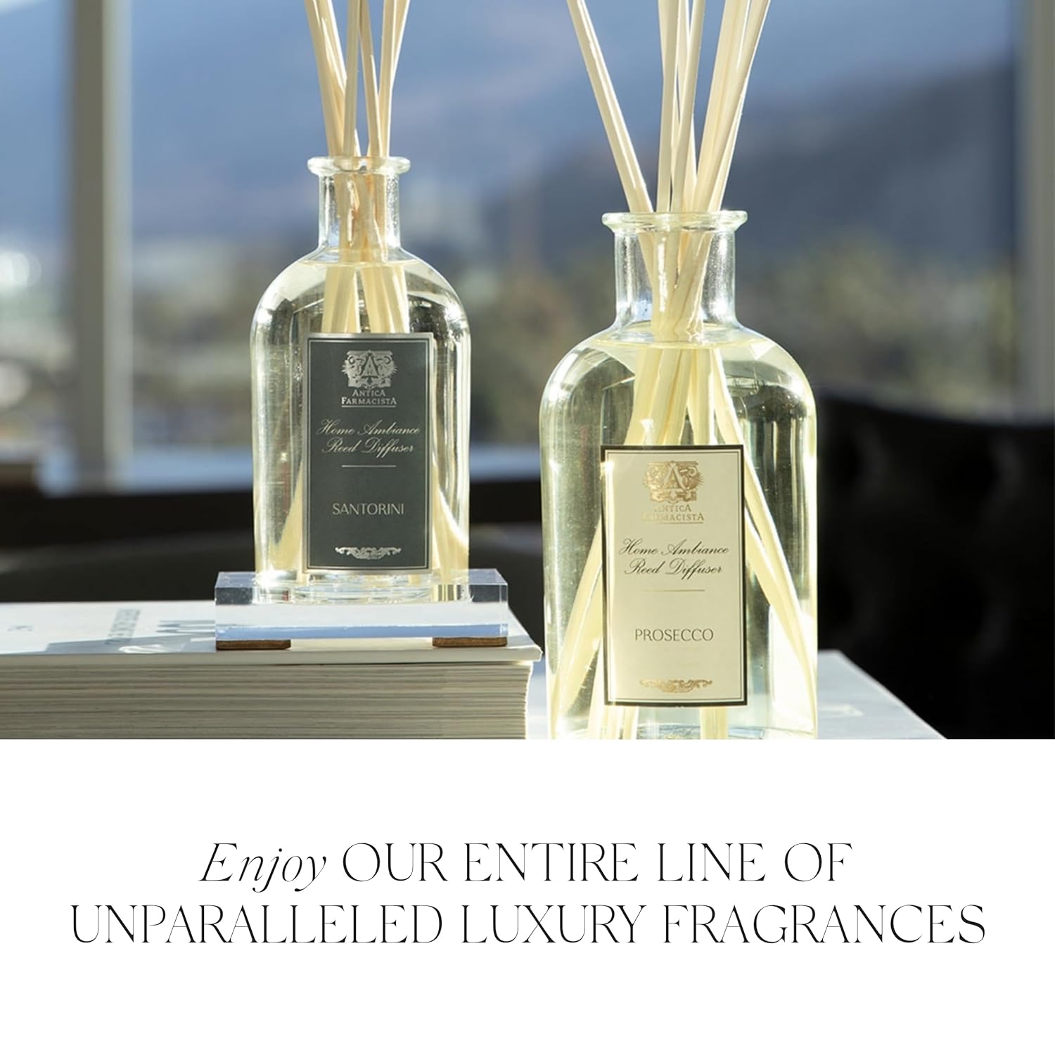 Antica Farmacista Gift Set with Reed Diffuser Candle and Tray