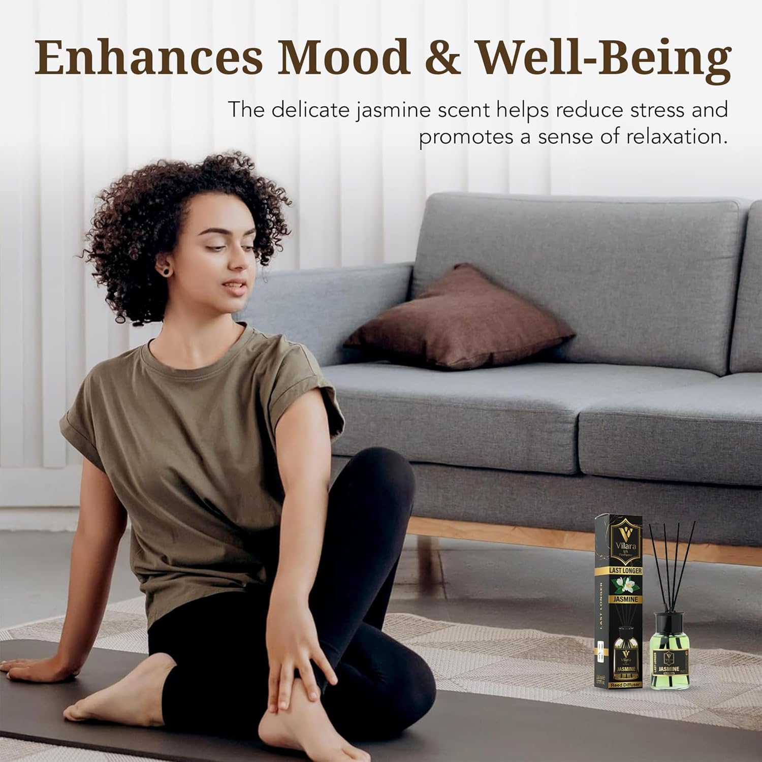 Diffuser Set with Sticks - Woody Aromatics for Home