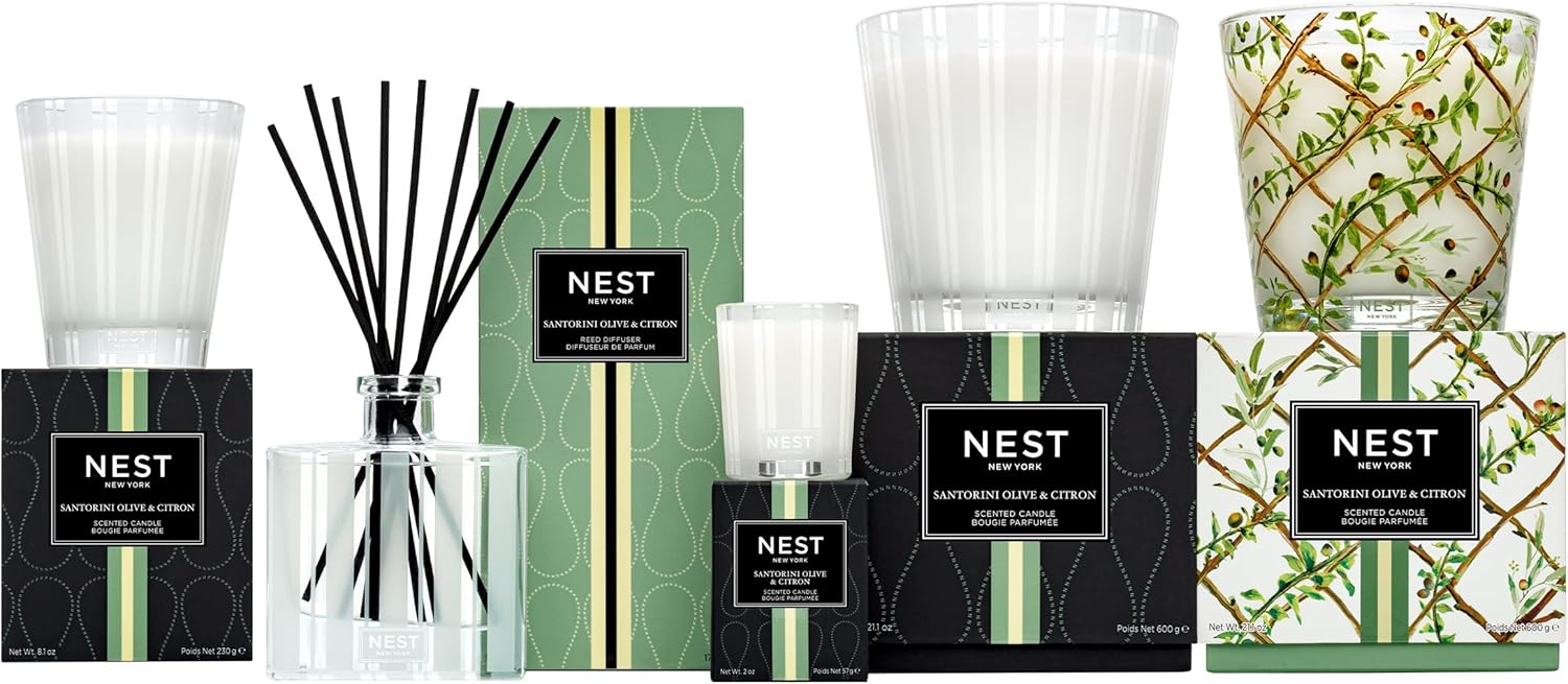 NEST New York Reed Diffuser - Santorini Olive Citron