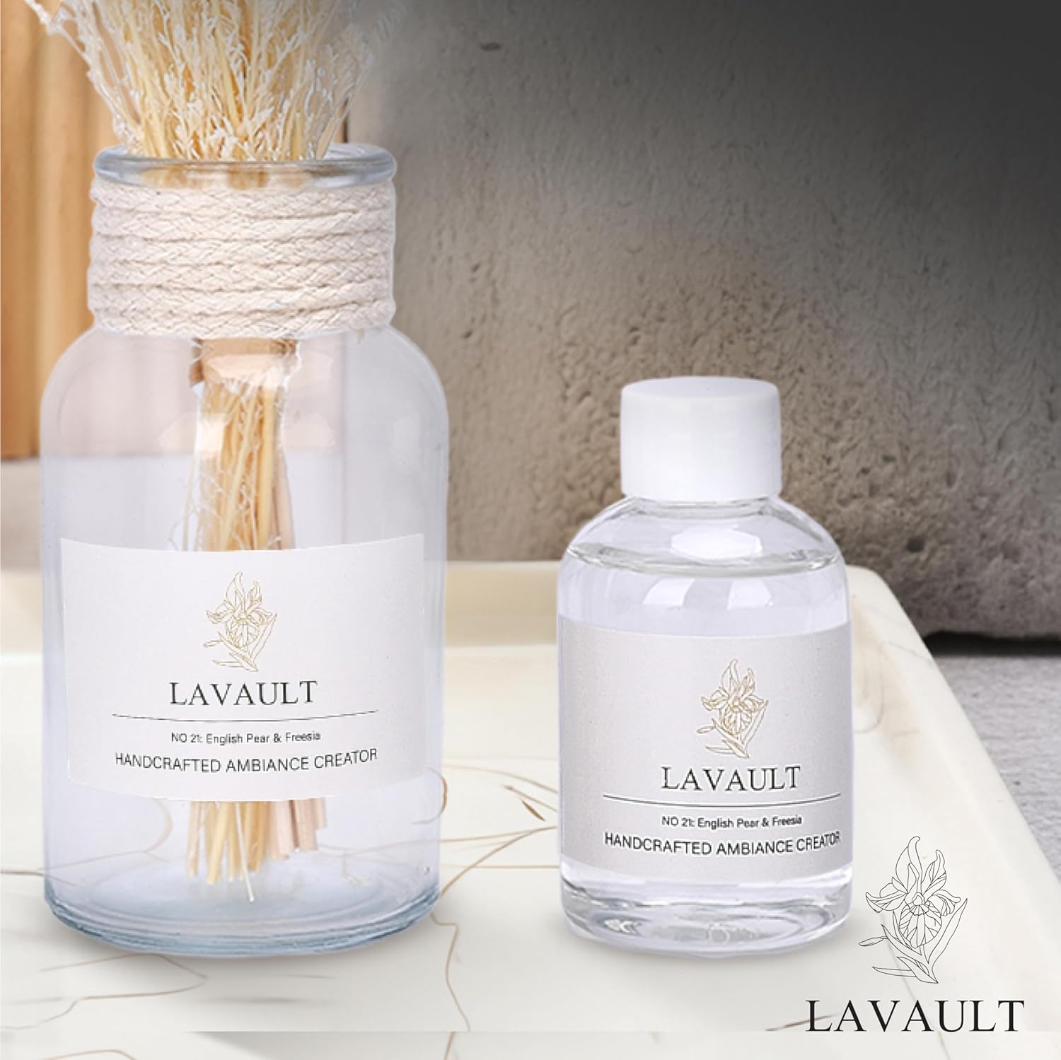 Lavault Scented Reed Diffuser - English Pear and Freesia