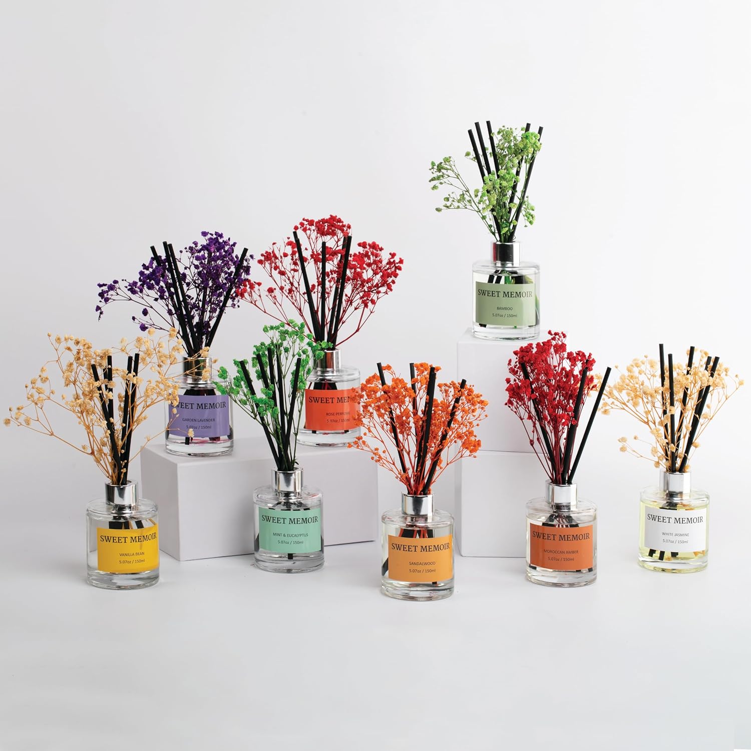 Sweet Memoir Premium Reed Diffuser Set Sandalwood 150ml
