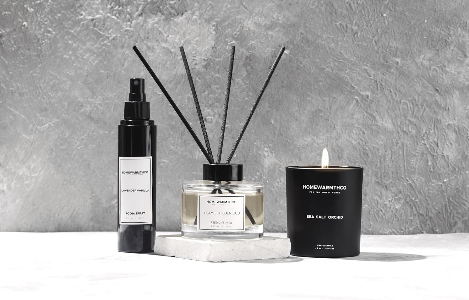 Vanilla Coconut Reed Diffuser Set - 160ml Long Lasting Scented Oil Diffusers