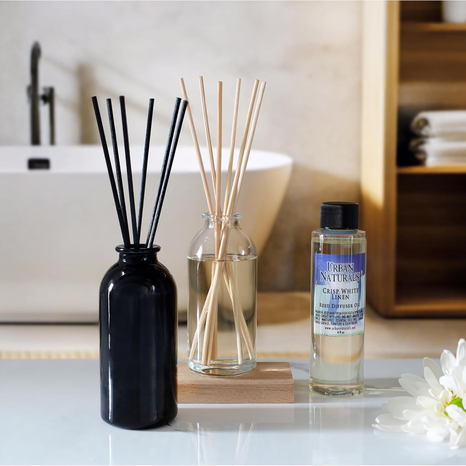 Urban Naturals Ocean Mist Sea Salt Reed Diffuser Set