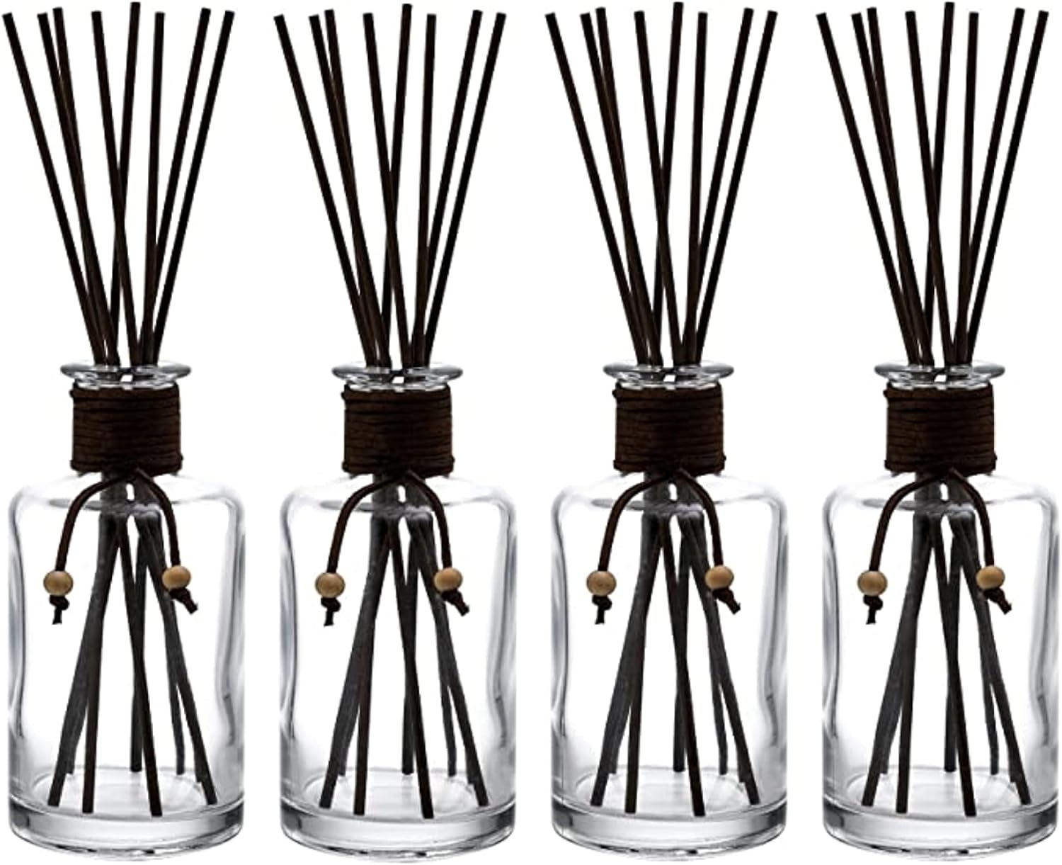 WHOLE HOUSEWARES 4-Piece Diffuser Set with 32 Reed Sticks