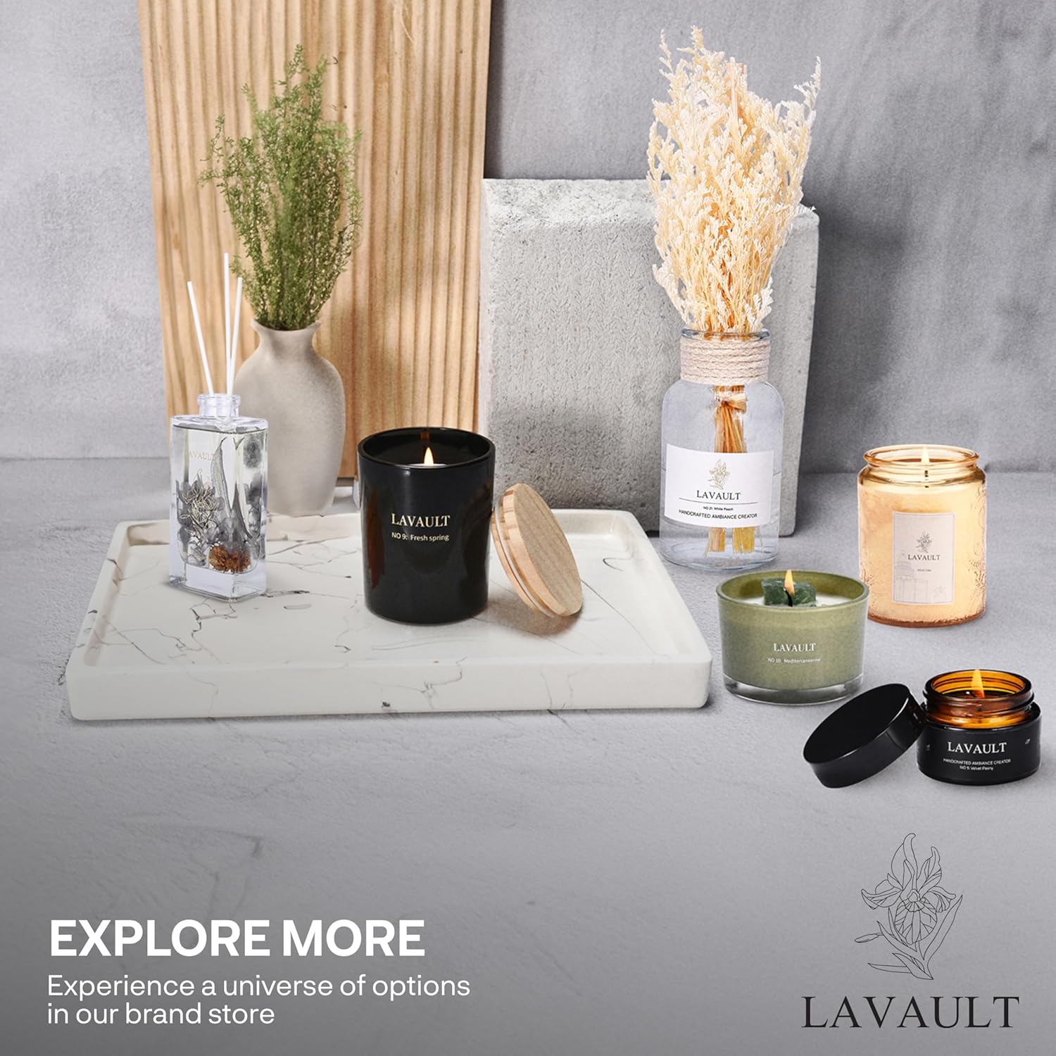 Lavault Reed Diffuser - Natural Fragrance Mood Enhancer