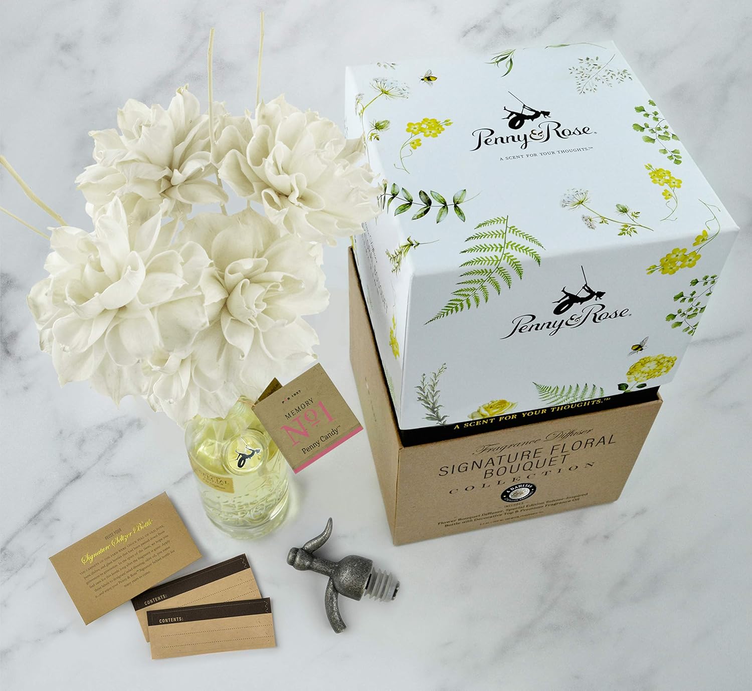 Penny Rose Dahlia Diffuser Set Penny Candy Scent