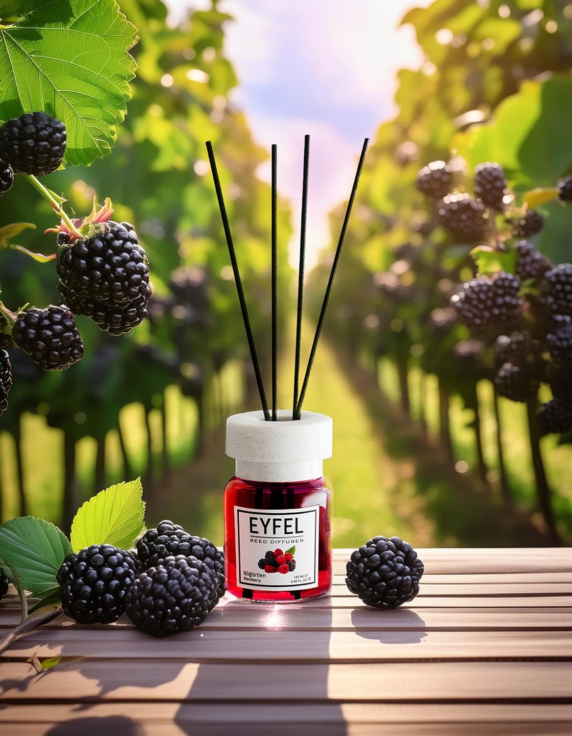 EYFEL Reed Diffuser Set - BlackBerry Aromatic Scent