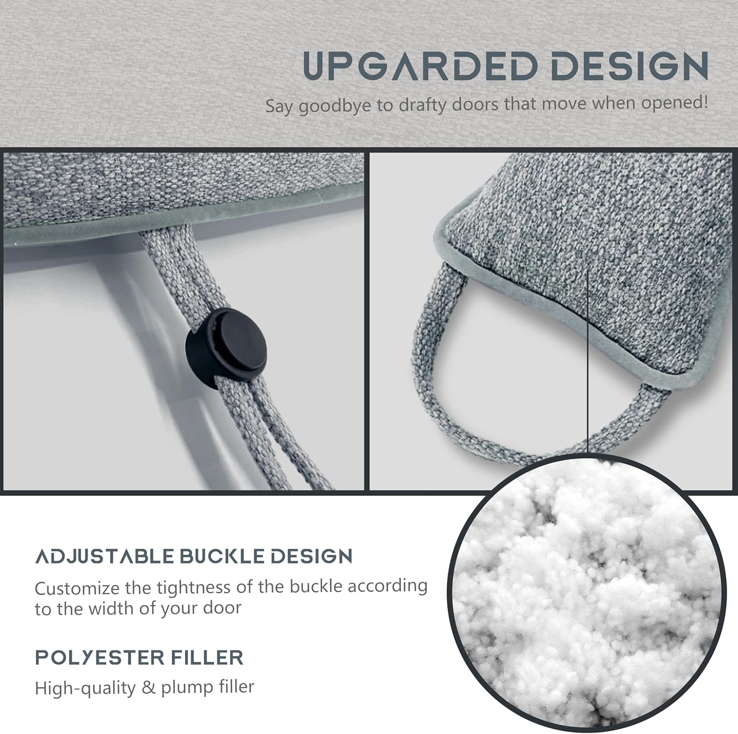 36 Inch Under Door Draft Stopper for Winter and Summer