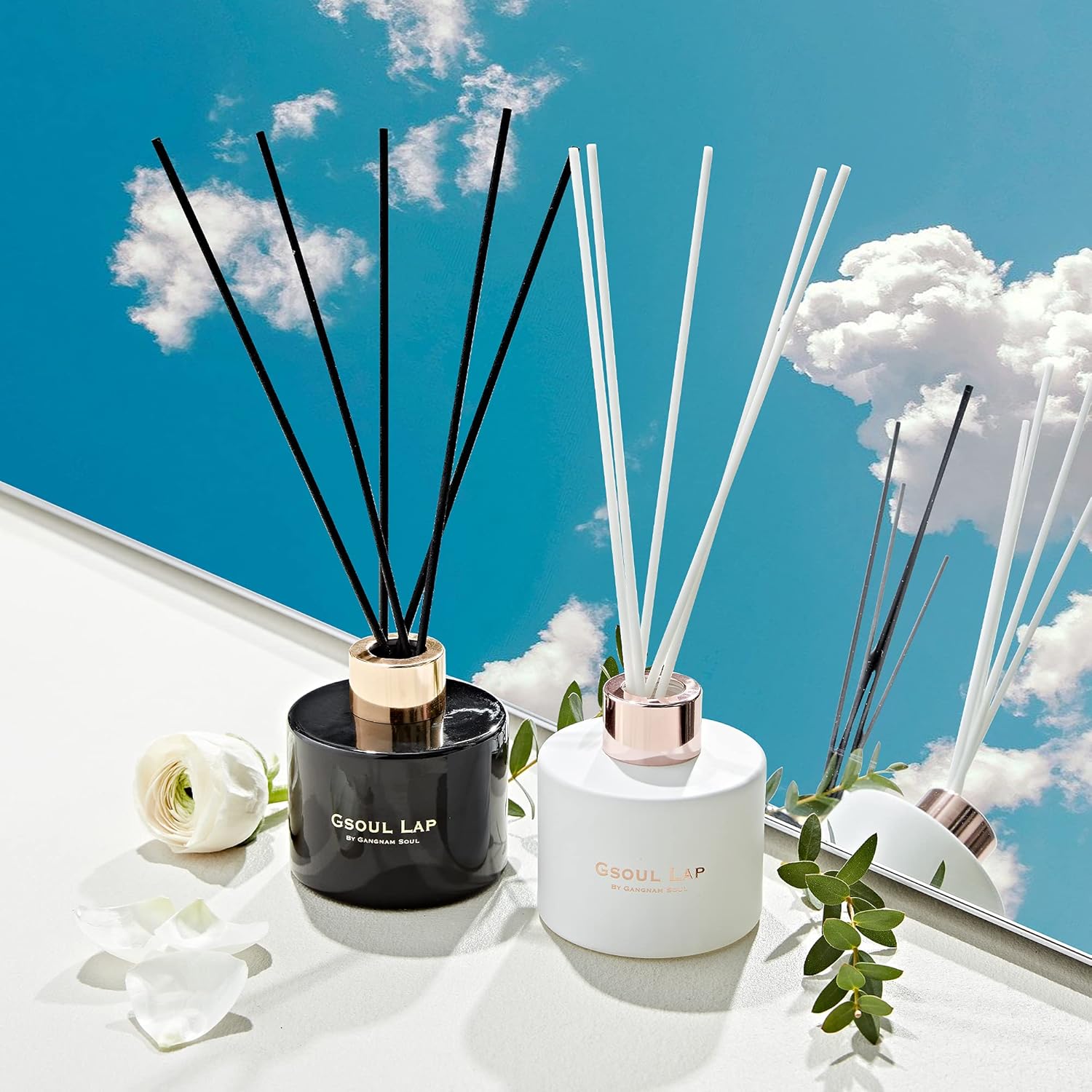 Vanilla Baltic Amber Black Reed Diffuser Set 100mL
