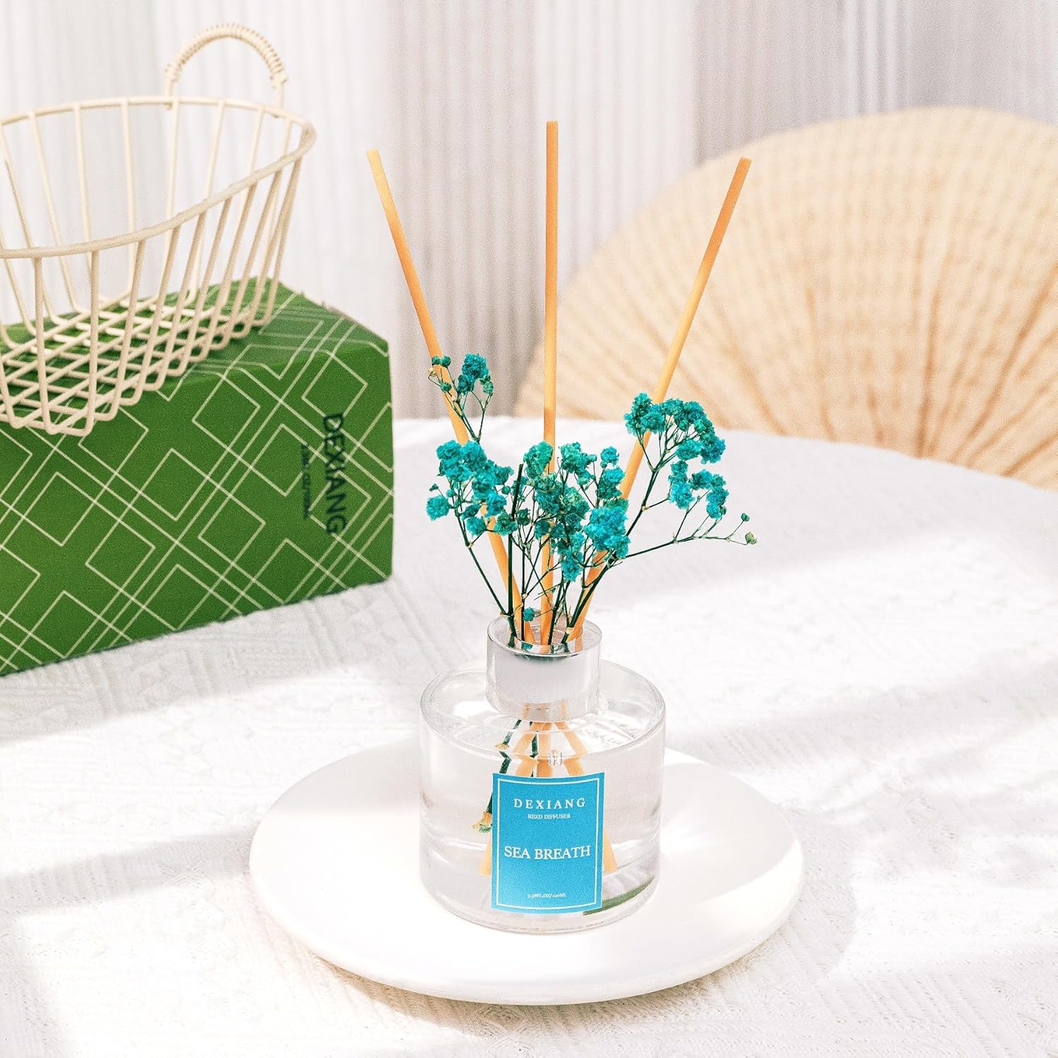 Sea Breath Reed Diffuser Set - 338 Fl Oz 6 Reed Sticks