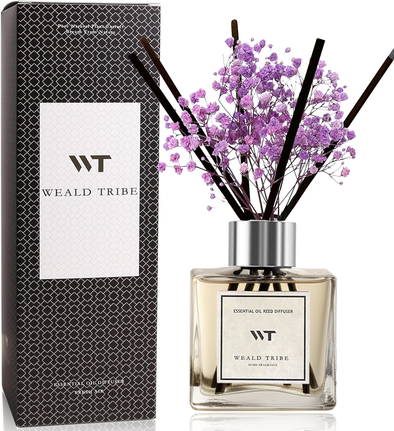 WEALD TRIBE Lavender Cedar Reed Diffuser Set