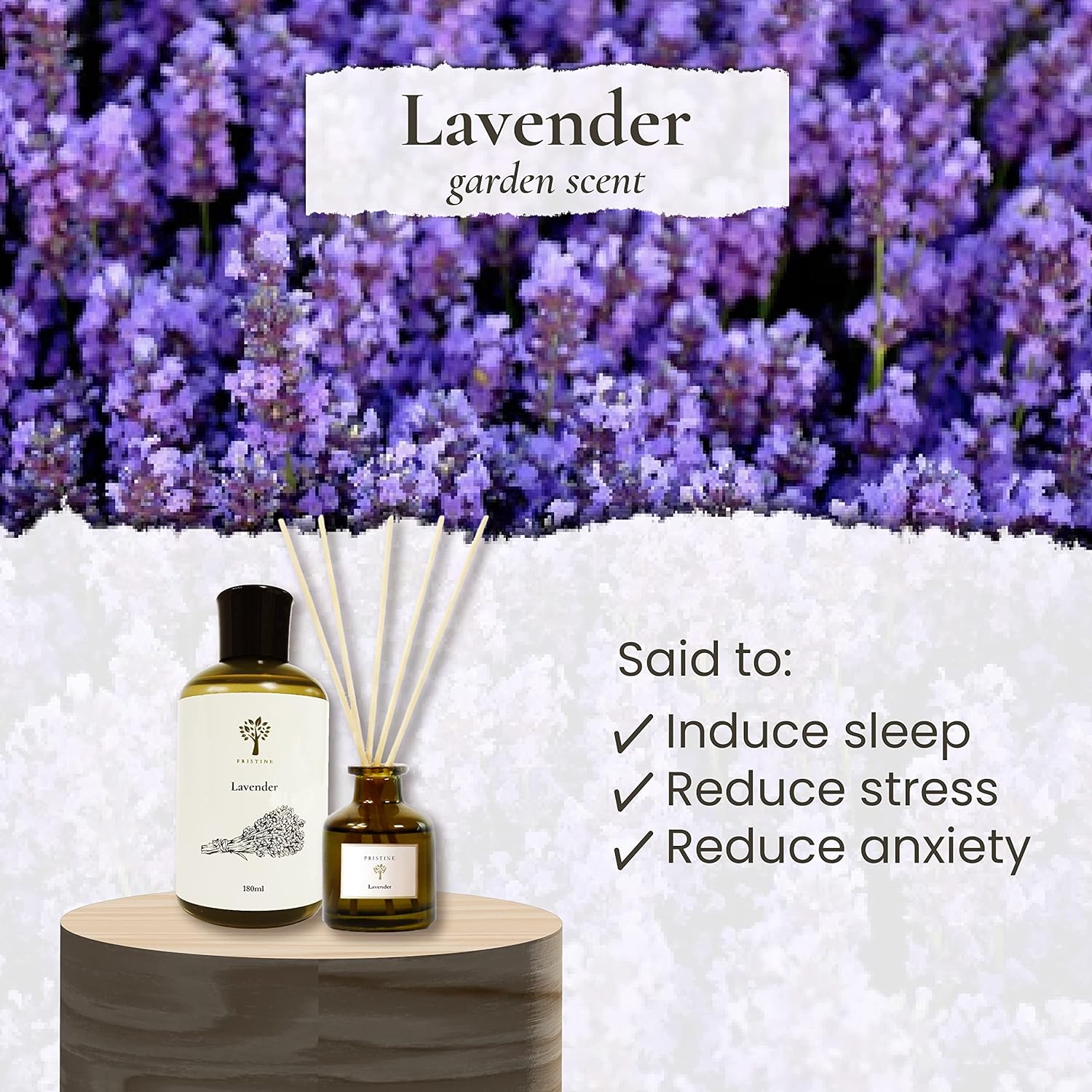 Pristine Lavender Dream Reed Diffuser Set