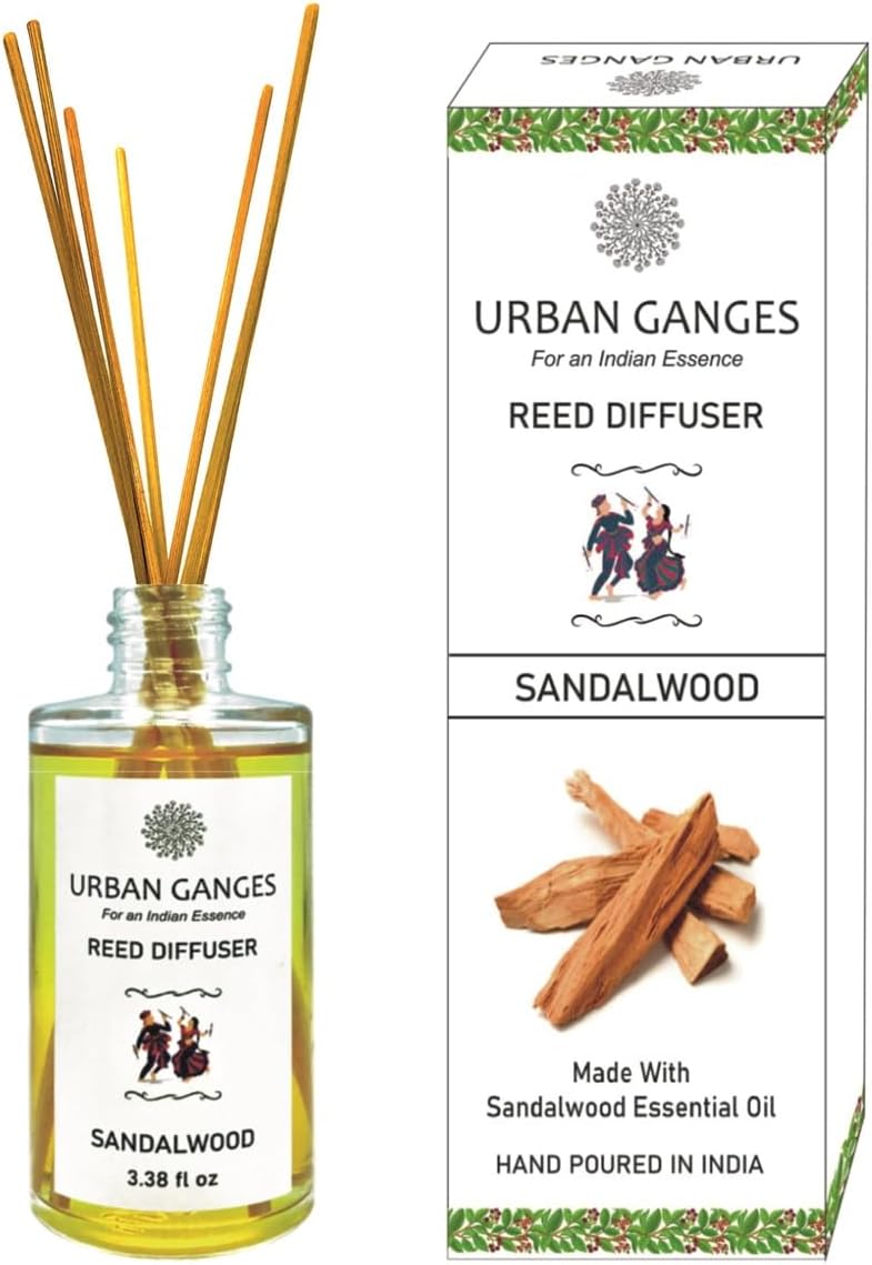 Urban Ganges Sandalwood Reed Diffuser Set